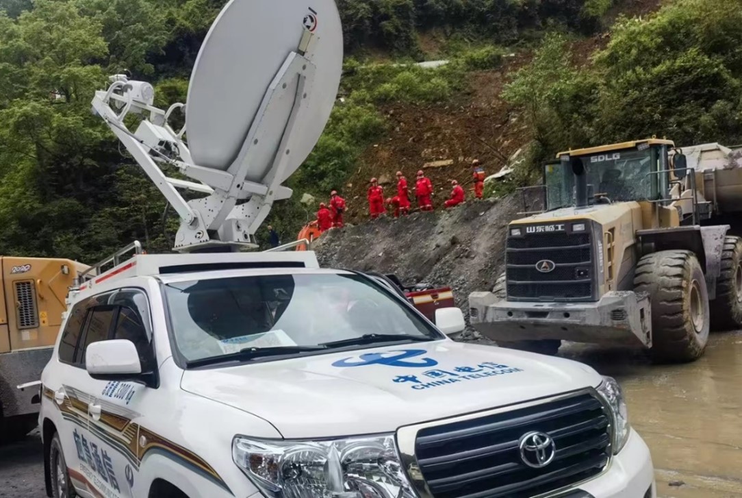 中国电信为搜救抢险工作提供通信保障